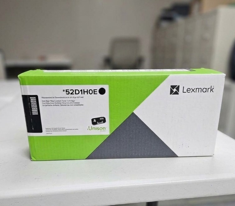Bundle of 5 - NEW Lexmark 52D1H0E 521HE Black High Cap Toner 25k