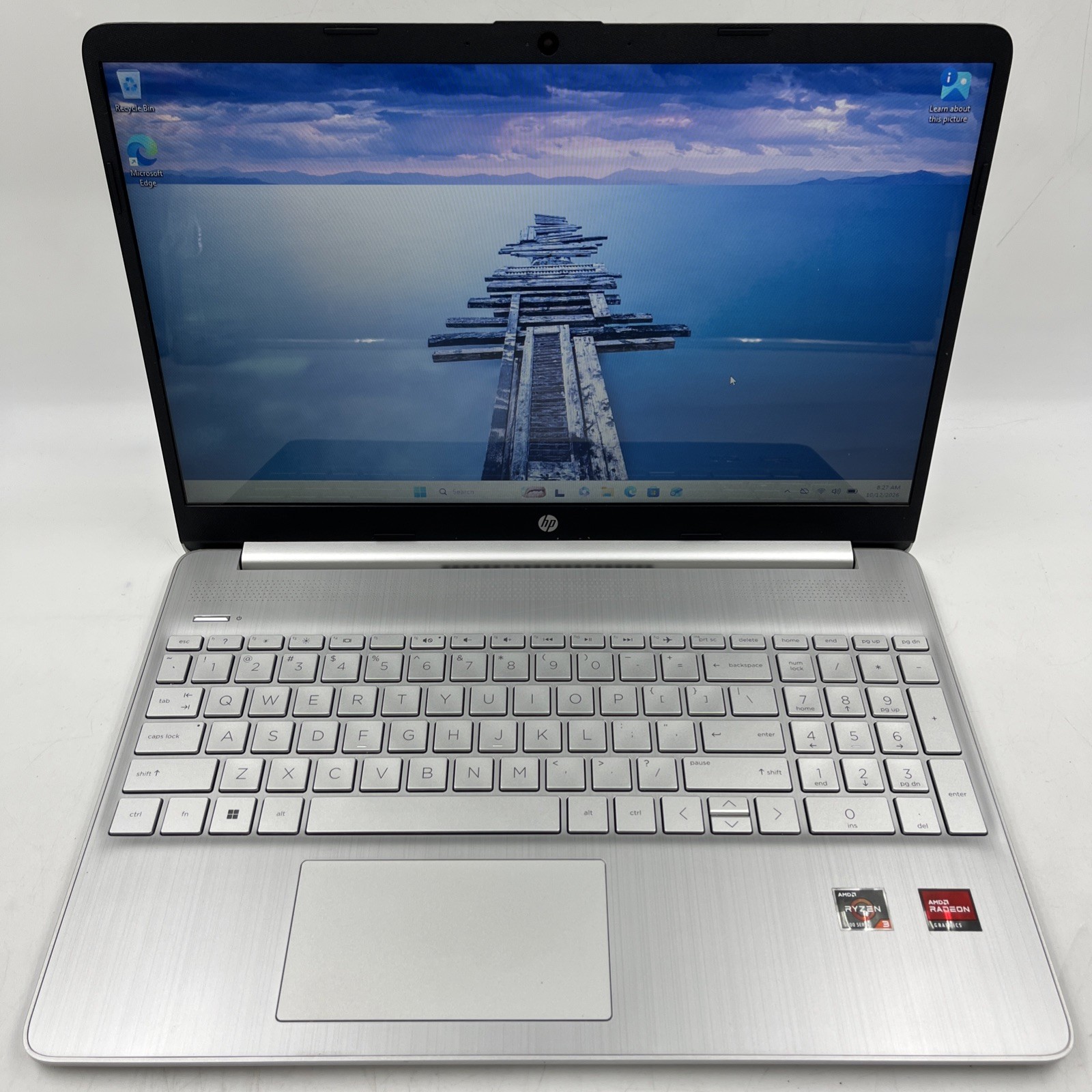 HP 15 Laptop 15-ef2024nr AMD Ryzen 3 5300U 8GB 256GB SSD W11P Fair Battery