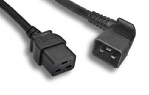 Heavy Duty 12 Awg Right Angled C19 C20 Universal Jumper Power Cord AC Power NEMA