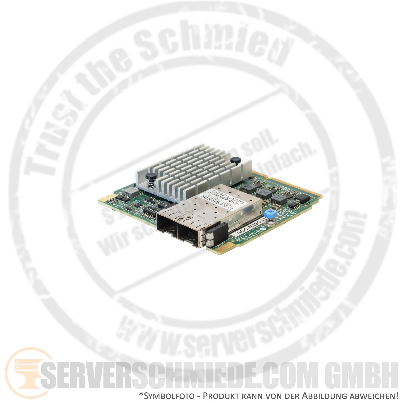 Supermicro AOC-M25G-i2sm 2x 25Gb SFP28 Network 25-Gigabit LAN SIOM Modular Contr