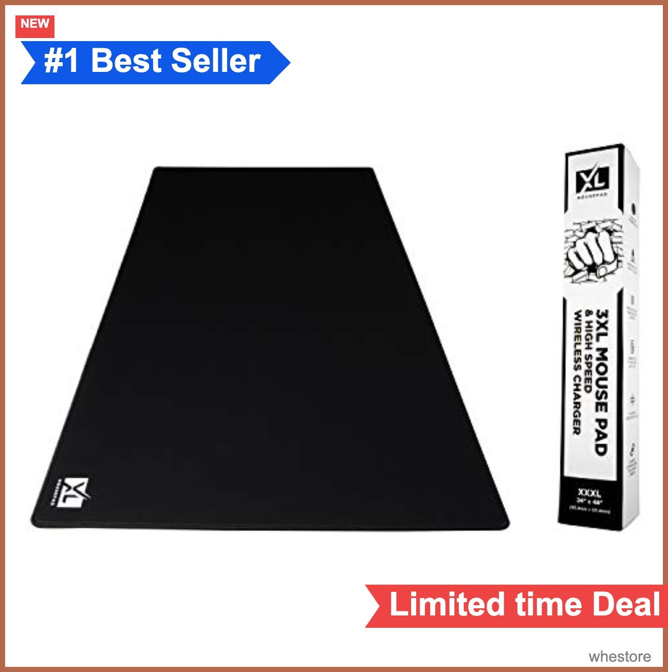 Extra Large Gaming Mouse Pad 48 x 24 Inch Thick Nonslip Rubber Base Waterproof