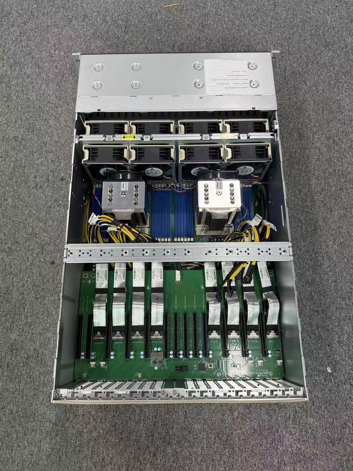 Supermicro AS-4124GS-TNR+2x AMD 7413 CPUs, 2X64g