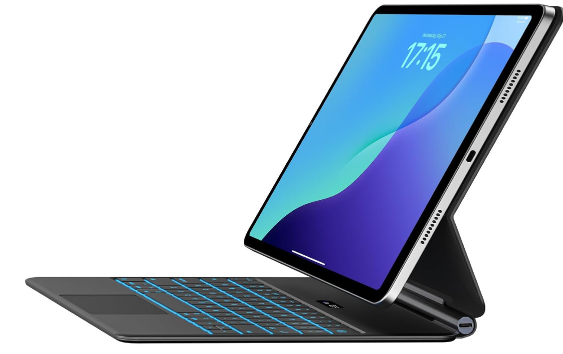 Jibrealg Keyboard Case for iPad 11th (A16, 2025) & iPad 10th Generation,...