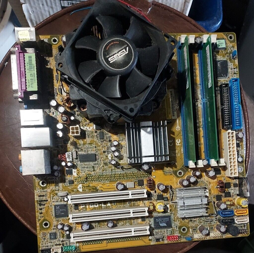 HP ASUS PTGD-LA  MOTHERBOARD With CPU And RAM 