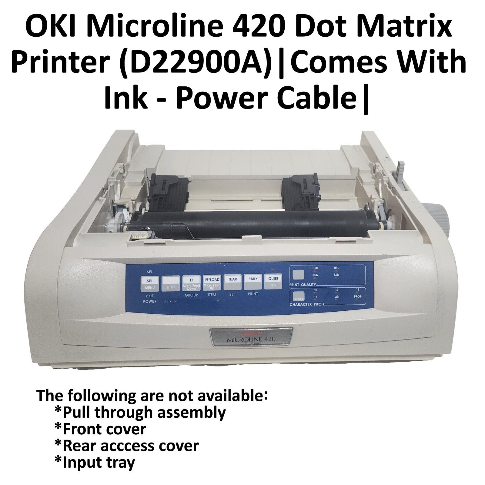 OKI Microline 420 Dot Matrix Printer (D22900A)