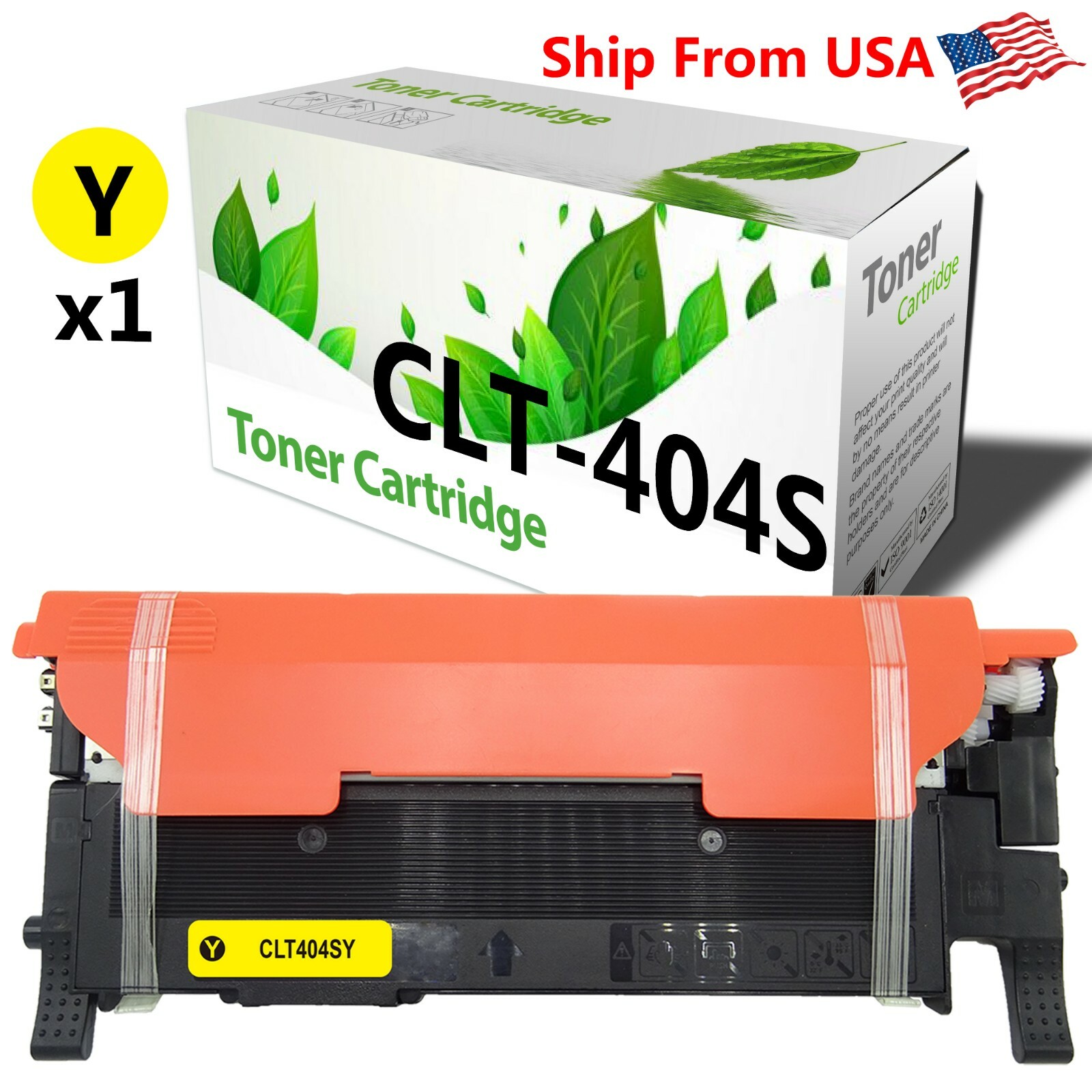 1 PK Toner Cartridge for Samsung CLT-404S CLT404S C482W 482 C482FW 483