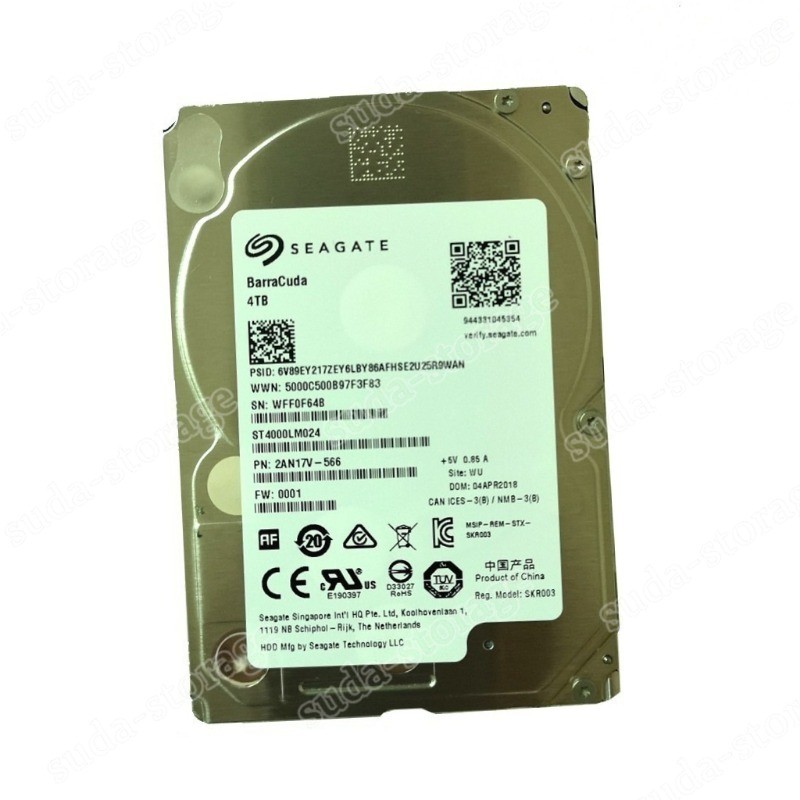 1PCS New Seagate 4TB ST4000LM024 5400RPM 128MB SATA 2.5" HDD Hard Drive 15mm