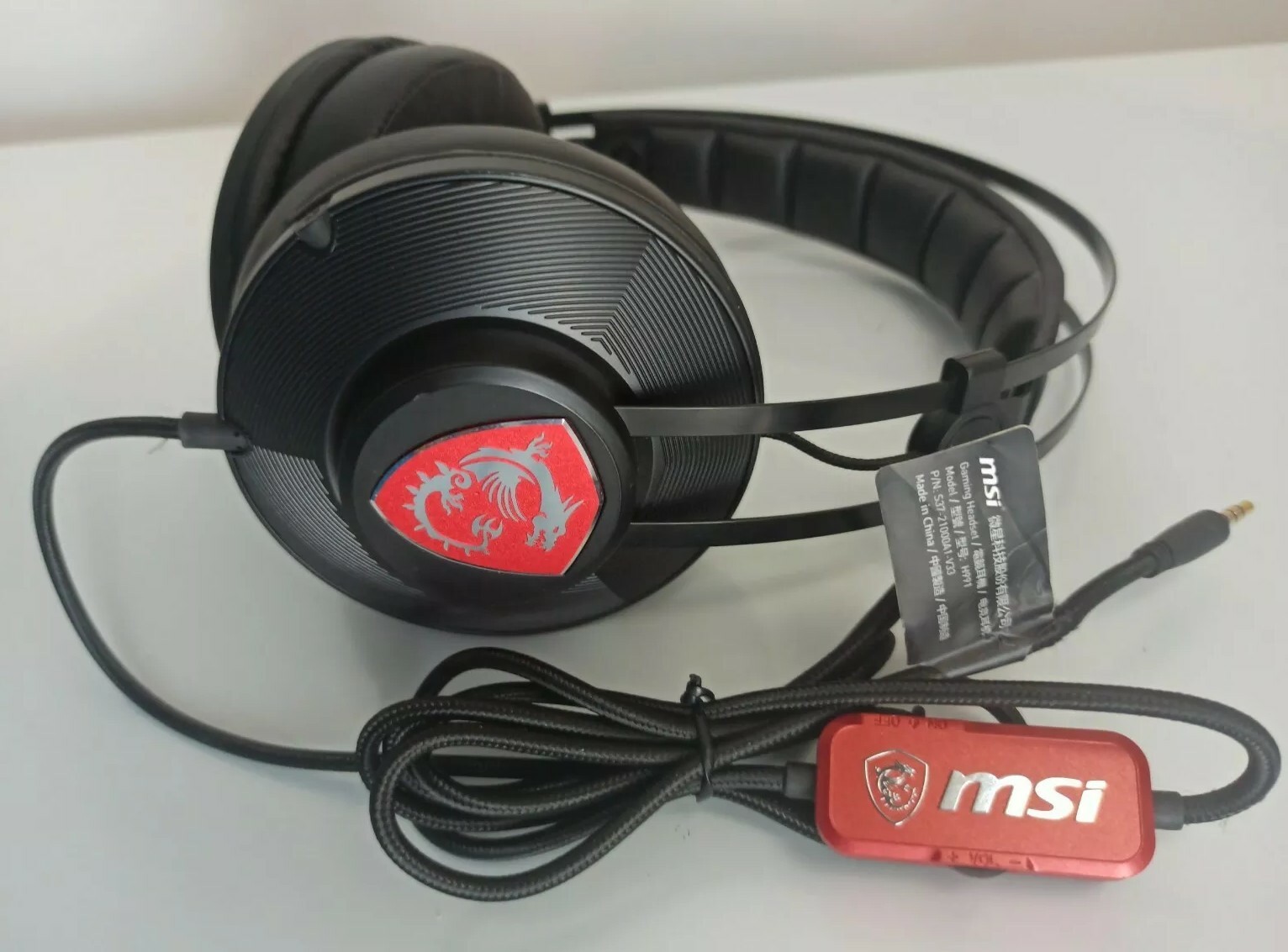 MSI H991 Gaming Headset With Built in Mic Volume Control & Noise Cancellation