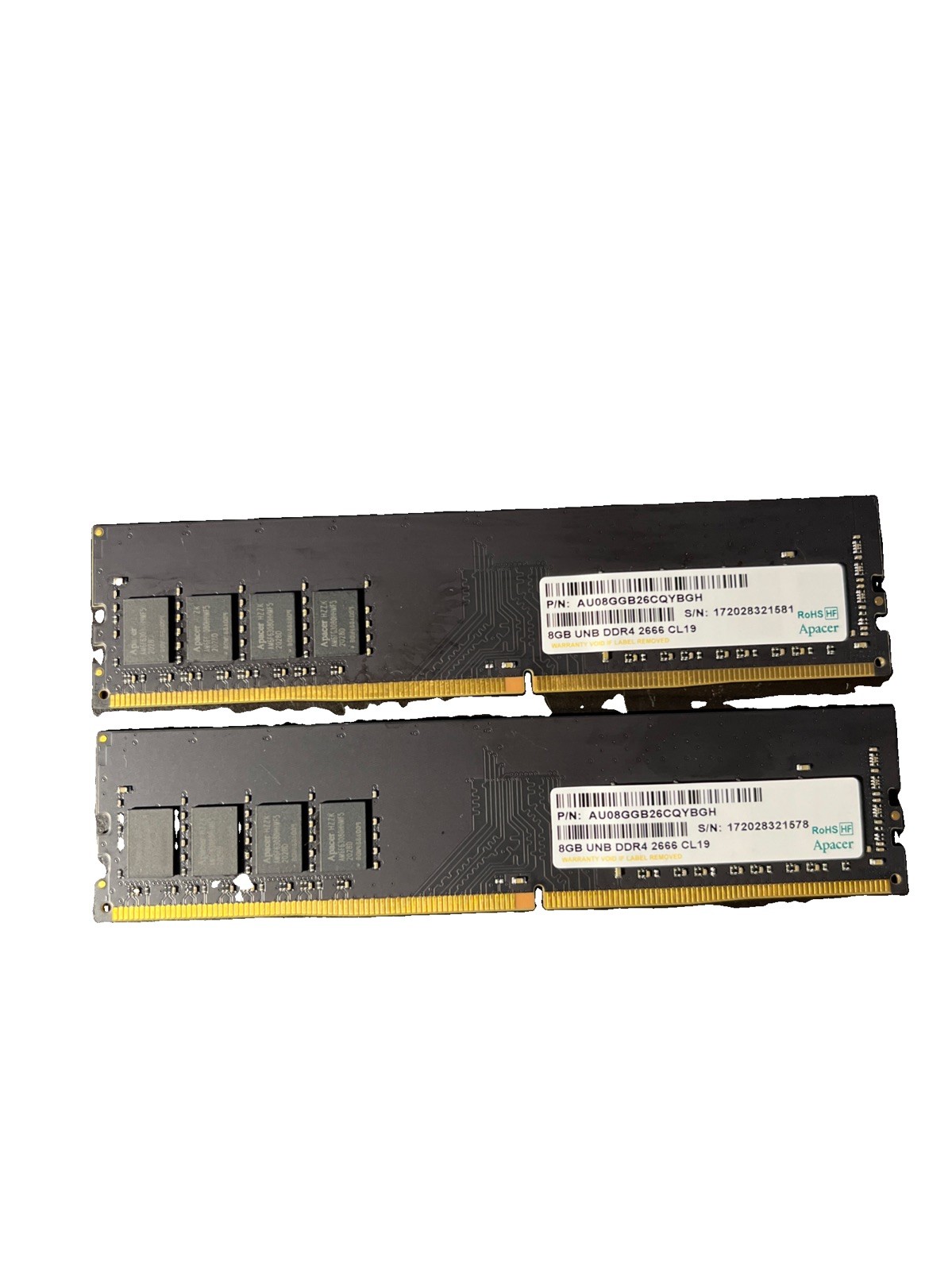 Apacer Desktop RAM 16GB (2x8GB) DDR4 2666MHz AU08GGB26CQYBGH