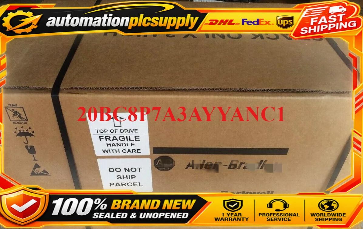 1Pcs 20BC8P7A3AYYANC1 Allen Bradley US Free Tax