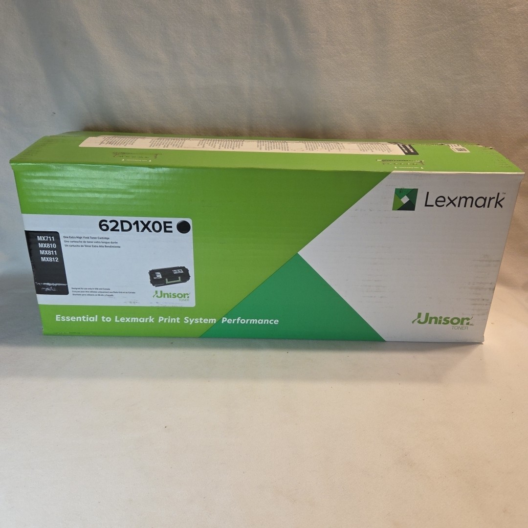 NEW GENUINE - LEXMARK 62D1X0E (621X) Extra High Yield BLACK TONER - SEALED BOX