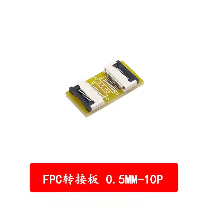 0.5mm Pitch 10Pin to 10P Extension Connector Aapter for FFC FPC Cable Extend ZIP