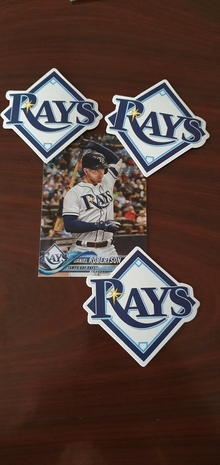 3 of Tampa Bay Rays themed Stickers Decal