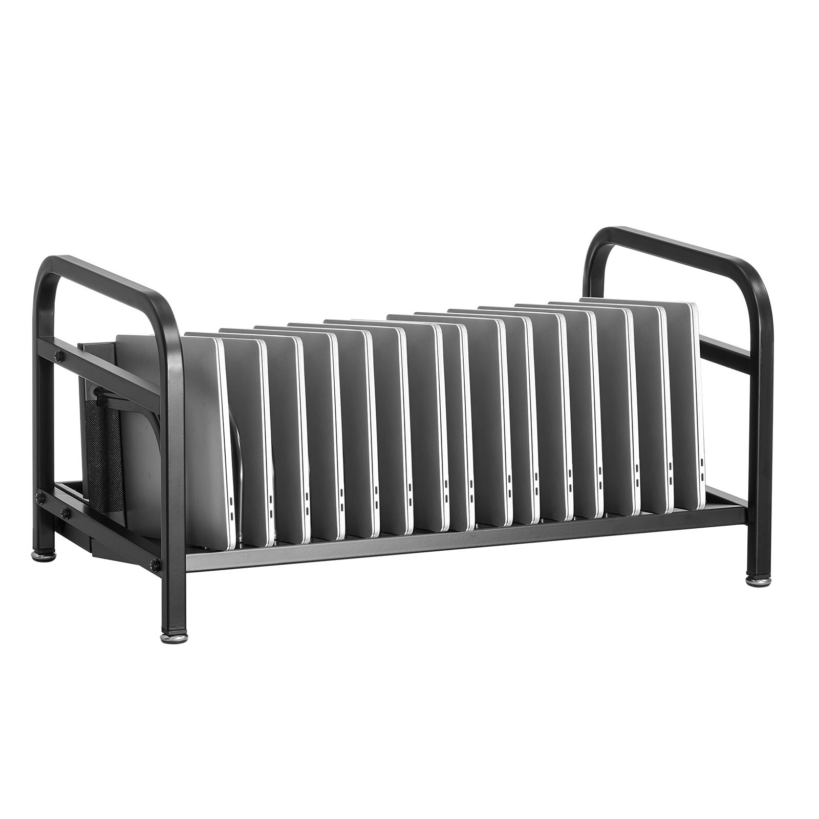 VEVOR 16-Device Charging Cabinet for Tablet & Laptop Open Charging Station Black