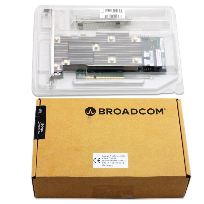 BROADCOM MEGARAID 9460-16I 12GB/S SAS+SATA+PCIE NVME 16 LANES PCI-E 3.1 