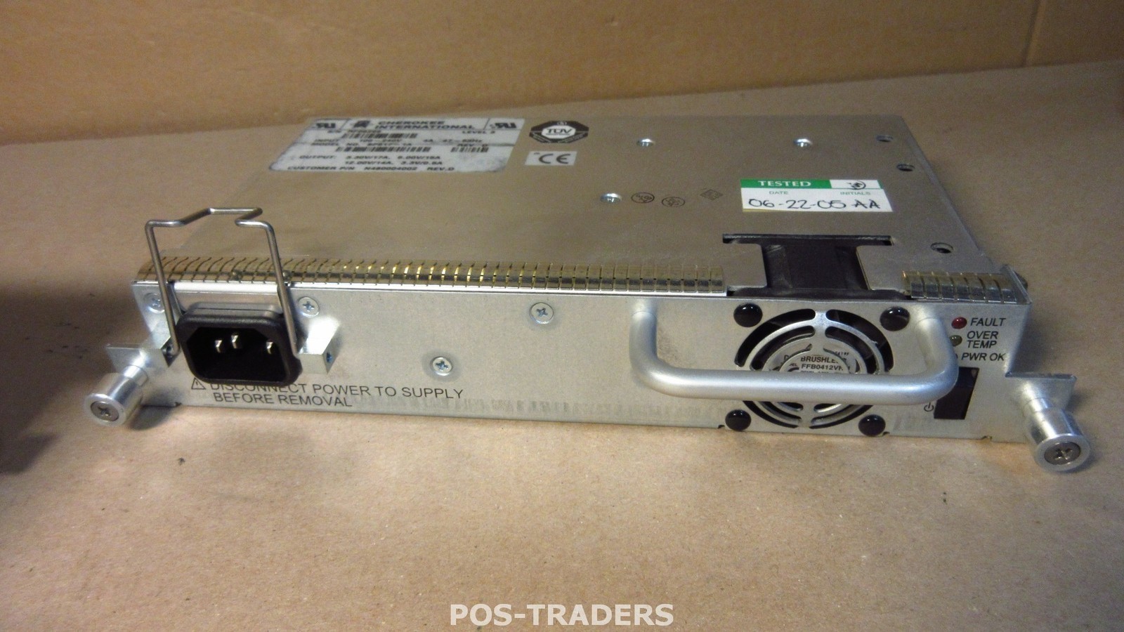 CHEROKEE INTERNATIONAL Power Supply Module SP517-1A - PULLED FROM NOKIA IP1220
