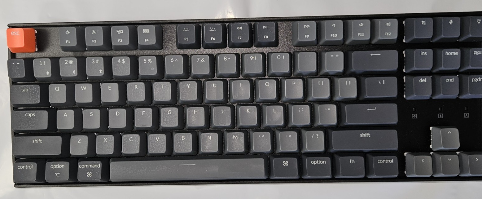 Keychron K8 K8-A3 Wireless Mechanical Keyboard Gateron Brown White Backlight