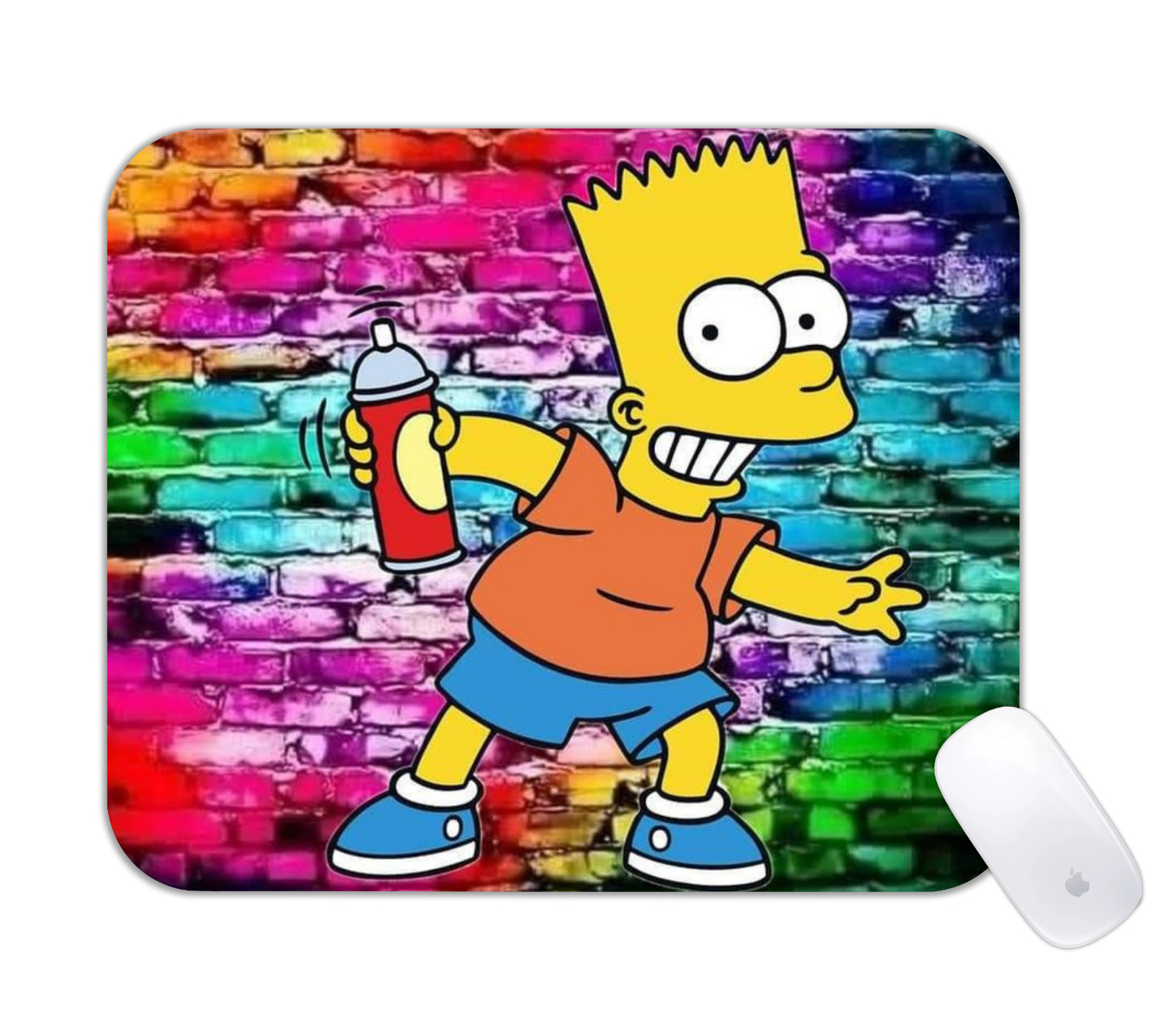 Graffiti Cartoon Boy Street Art Desk Mat Urban Gaming Mouse Pad