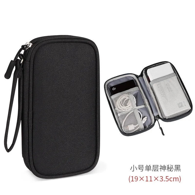 Portable Cable Organizer Waterproof Storage Bag for Power Bank Digital Cable Cas