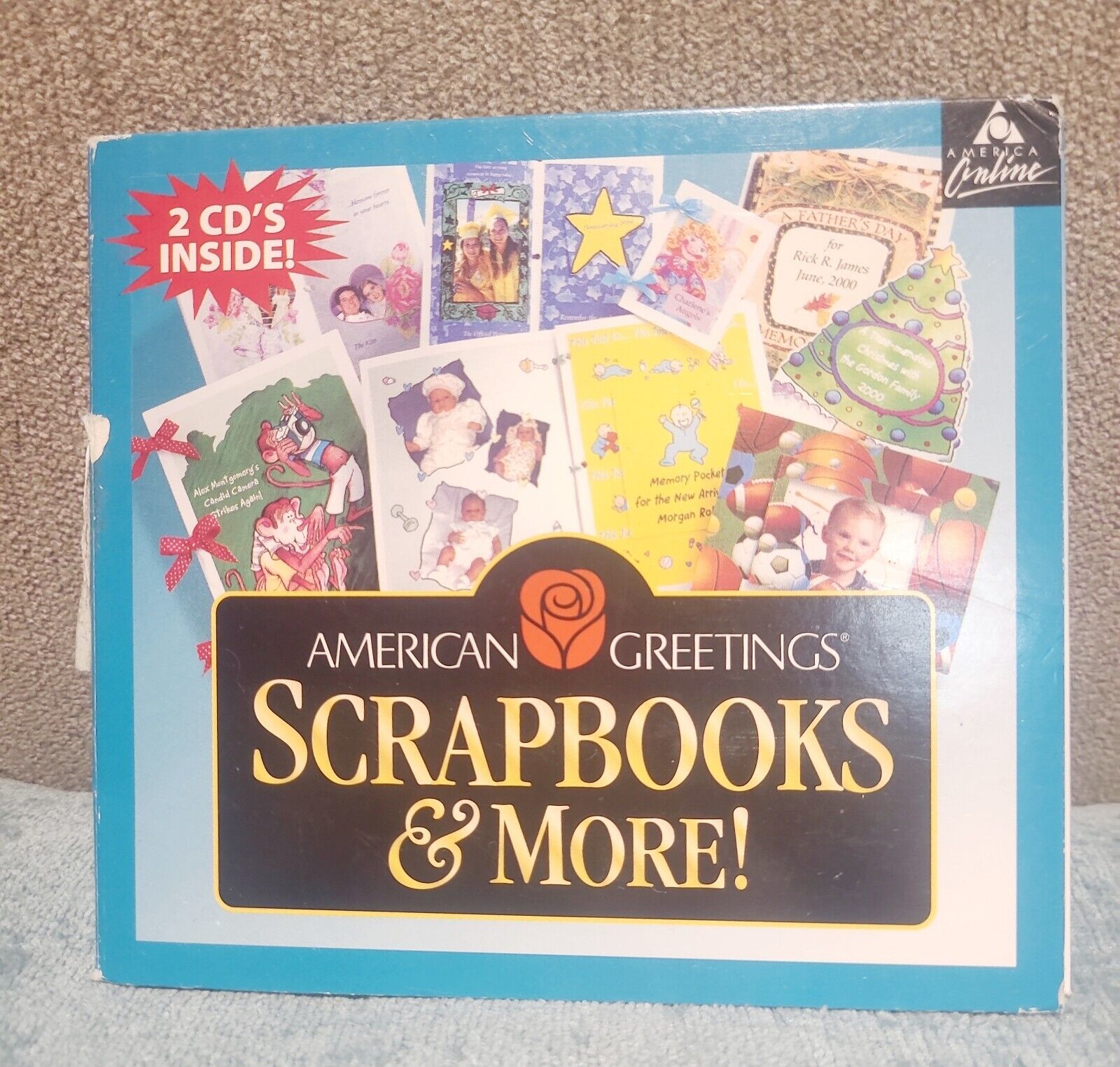 American Greetings Scrapbooks & More 1999 2 CD-ROM with user's guide 