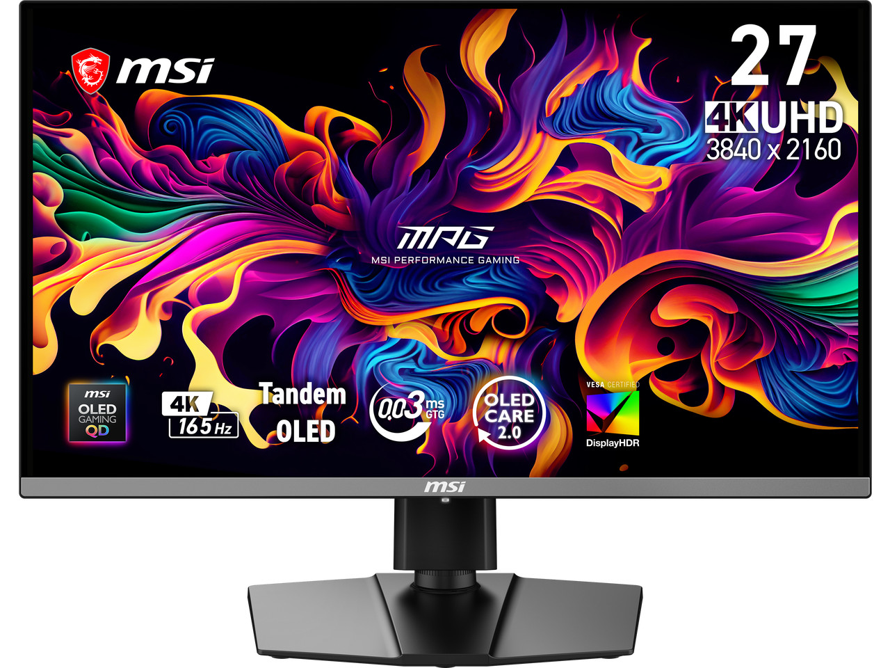 MSI 27 inch (26.5" viewable) UHD 4K 165Hz Adaptive Sync  OLED Gaming Computer