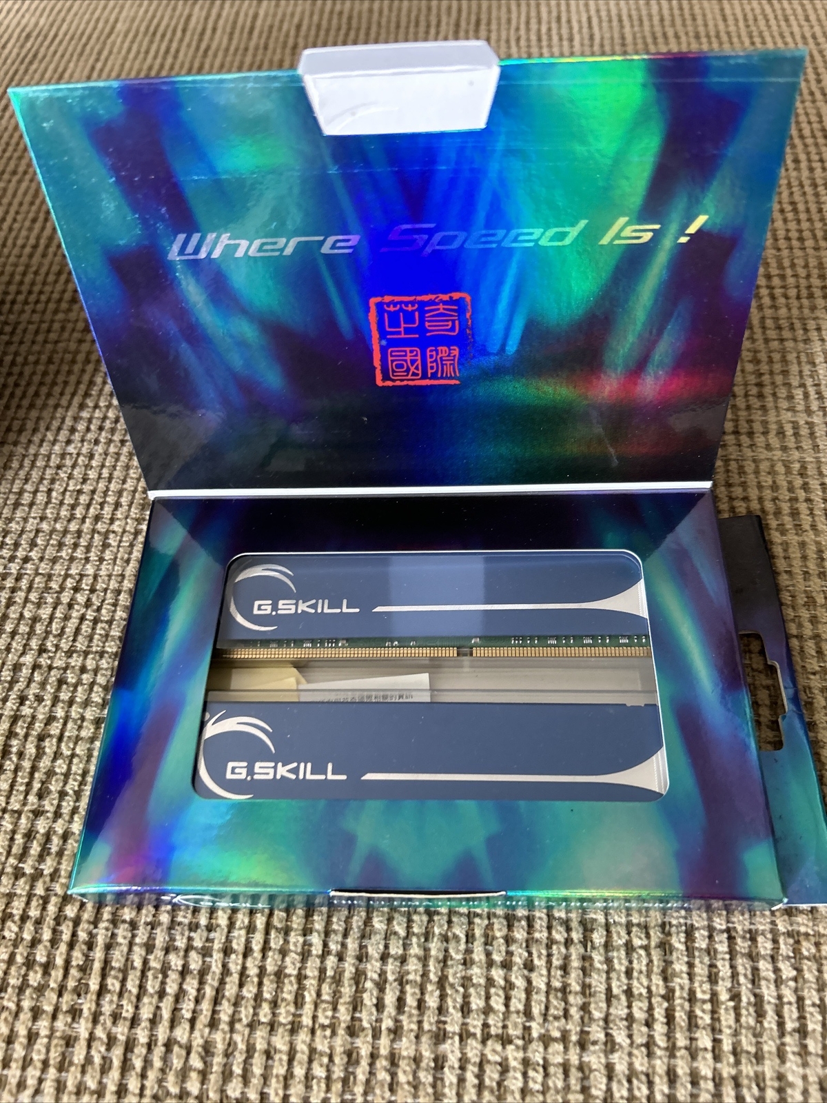 G.Skill X2 F3-10666CL8D-4GBHK 2Gb PC3-10666 1333Mhz DDR3 Desktop Memory RAM NIB