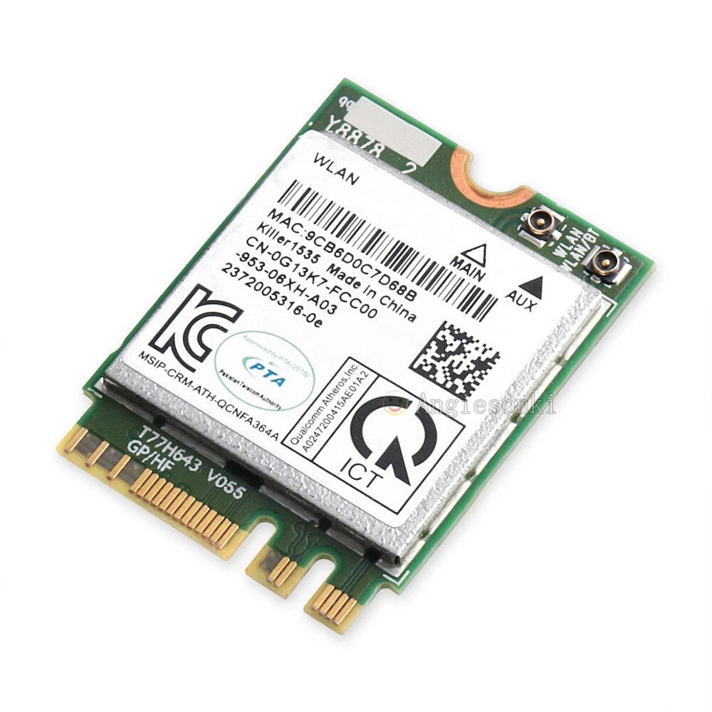 NEW Dell Alienware 13 R2 17 Killer1535 Wireless 802.11ac+BT 4.1 WLAN Card VM1D6