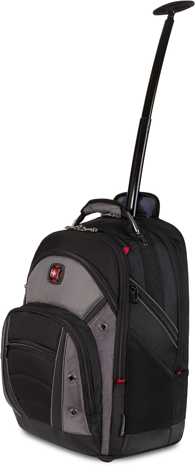 Wenger Luggage Synergy 18-Inch Wheeled Rolling Backpack w/ 16" Laptop Pocket