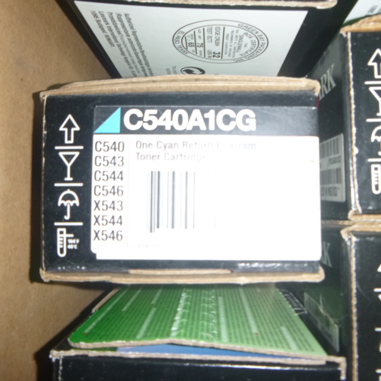 Genuine Lexmark C540A1CG CYAN Toner Cartridge - NEW SEALED
