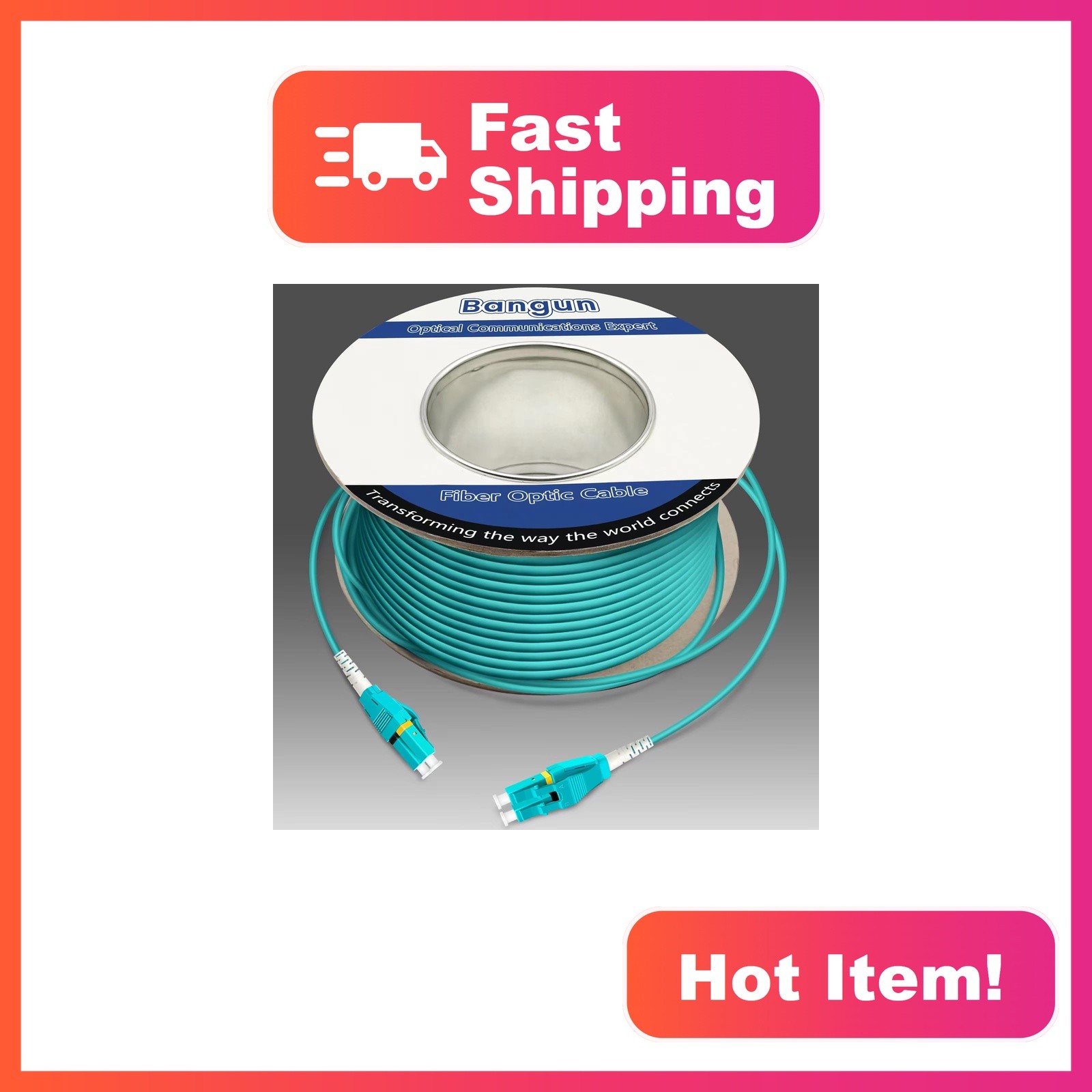 Bangun LC to LC Fiber Optic Cable 100m 1 Pack
