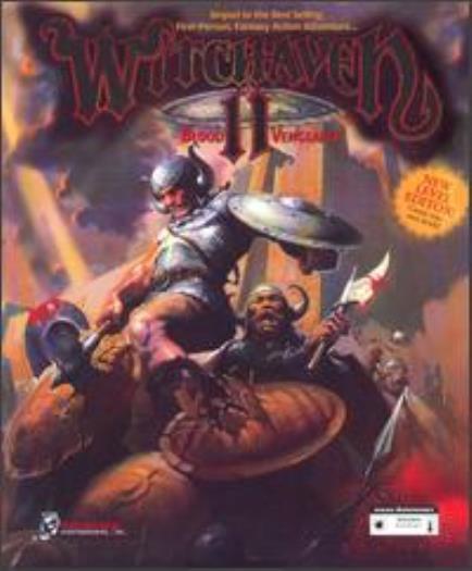 Witchaven II 2 Blood Vengeance PC CD fight demonic legions witch dragon game