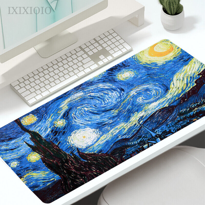 HIGH QUALITY Van Gogh Oil Painting Mouse Pad Gaming XL Home Mousepad Office