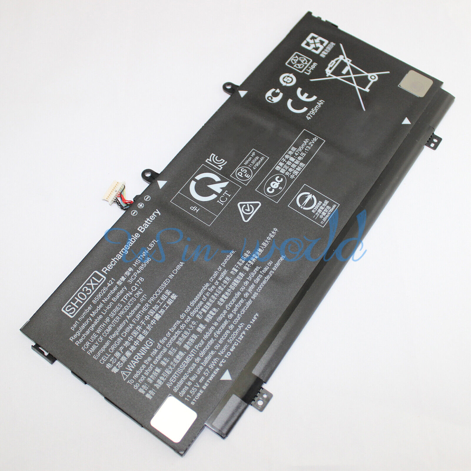 SH03XL CN03XL Genuine Battery for HP Spectre x360 13-AB001 859026-421 TPN-Q178