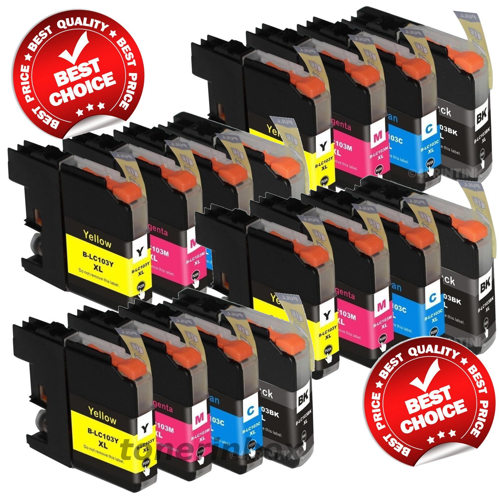 16 PK LC103XL LC-103 Ink Cartridge For  MFC-J470DW MFC-J475DW MFC-J870DW