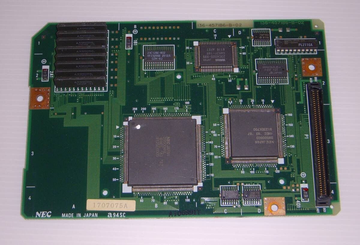NEC PC9801DA Sub Board Upper Board G8HEQ 136-457186-B02 Replacement Part