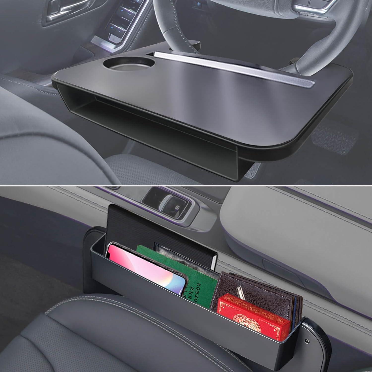 Bandeja Para Volante 2 En 1 Para Rellenar El Hueco Del Asiento Del Coche