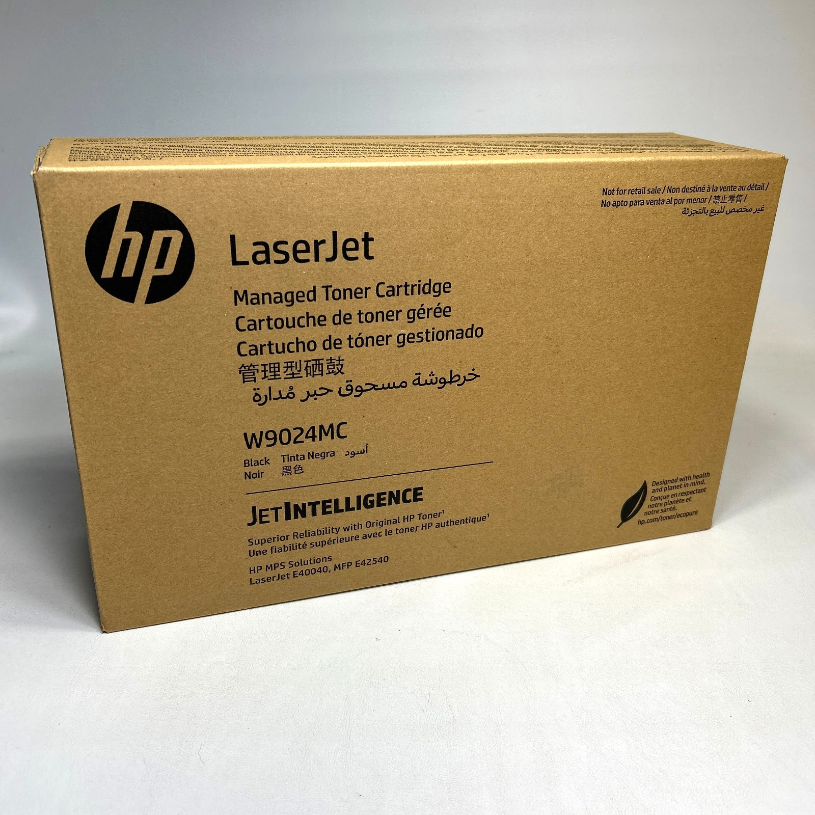 Genuine HP W9024MC Black LaserJet Managed Toner Cartridge New Sealed OEM