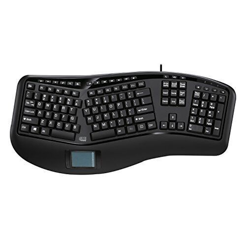 Adesso Tru-Form 450 - Ergonomic Touchpad Keyboard (akb-450ub) (akb450ub)