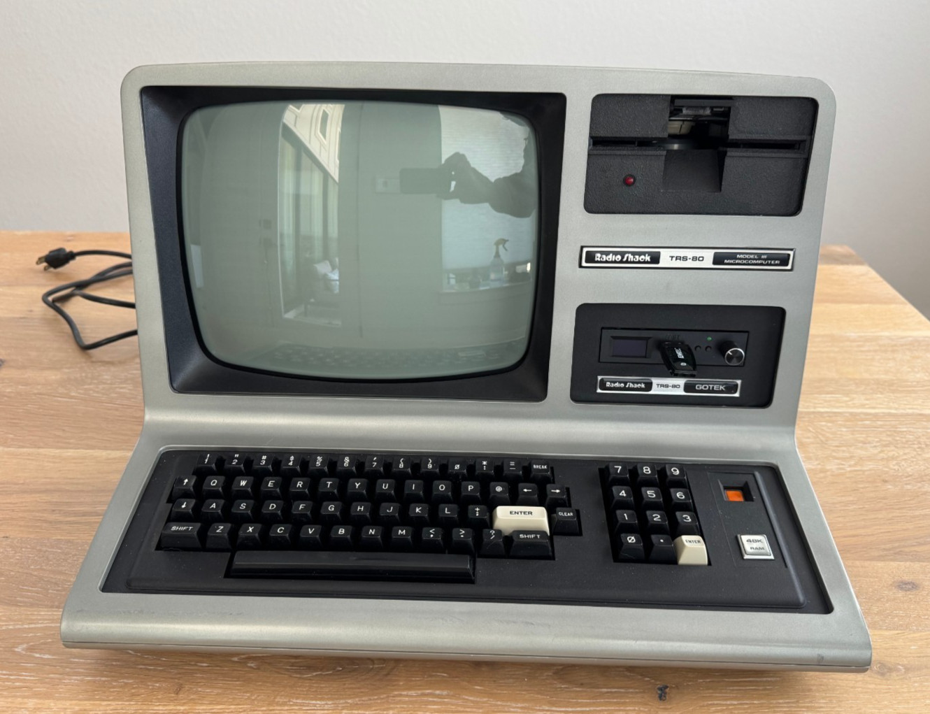 Radio Shack TRS-80 Model III 48K 26-1065 Tested Recapped PSUs Gotek Dust Cover