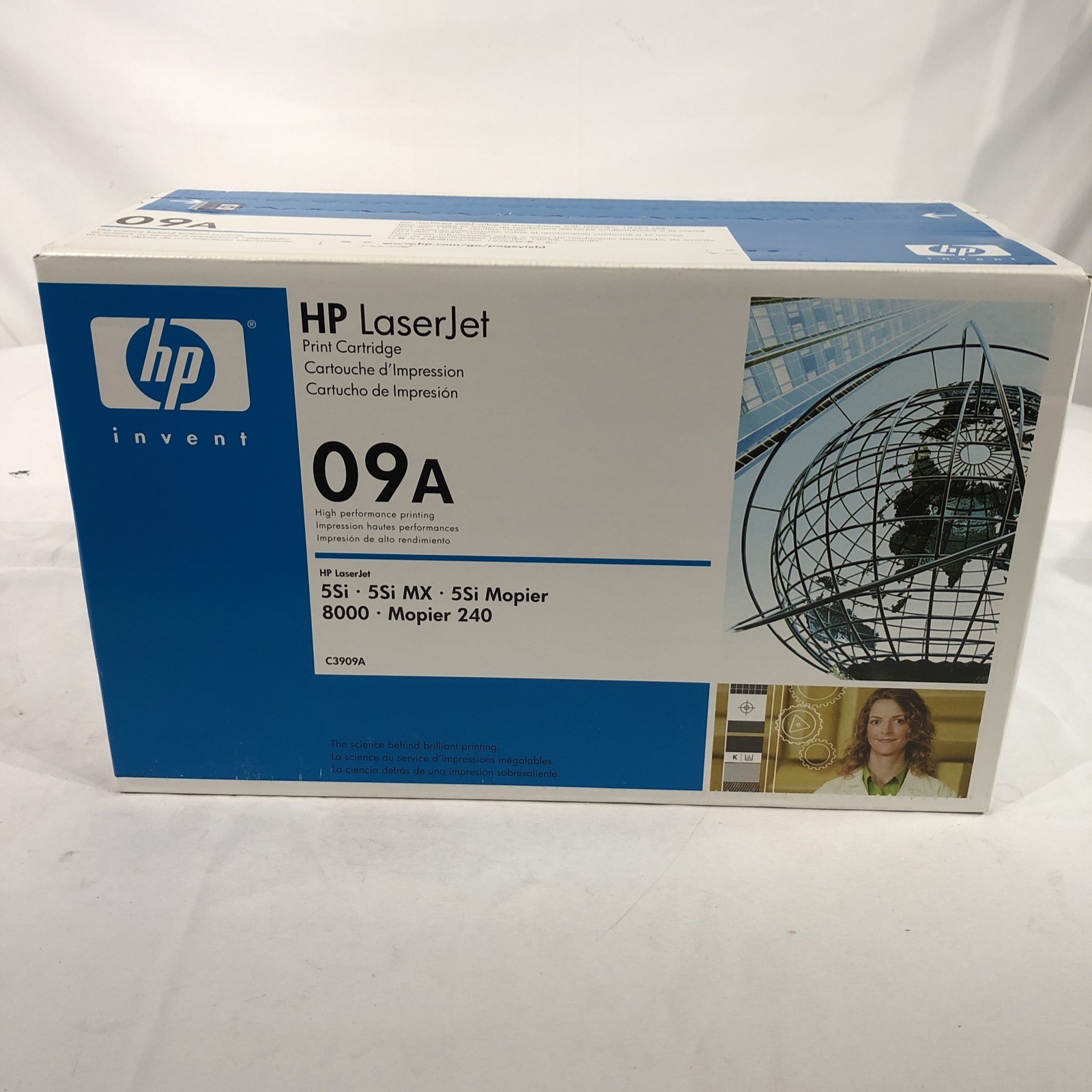 New~ Sealed OEM HP 09A C3909A Black Toner Cartridge
