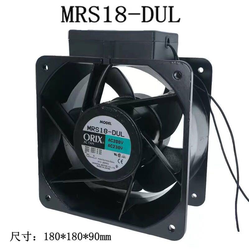 1PCS ORIX Axial Fan 18CM MRS18-DUL AC200V AC Cooling Fan for Cabinet Equipment