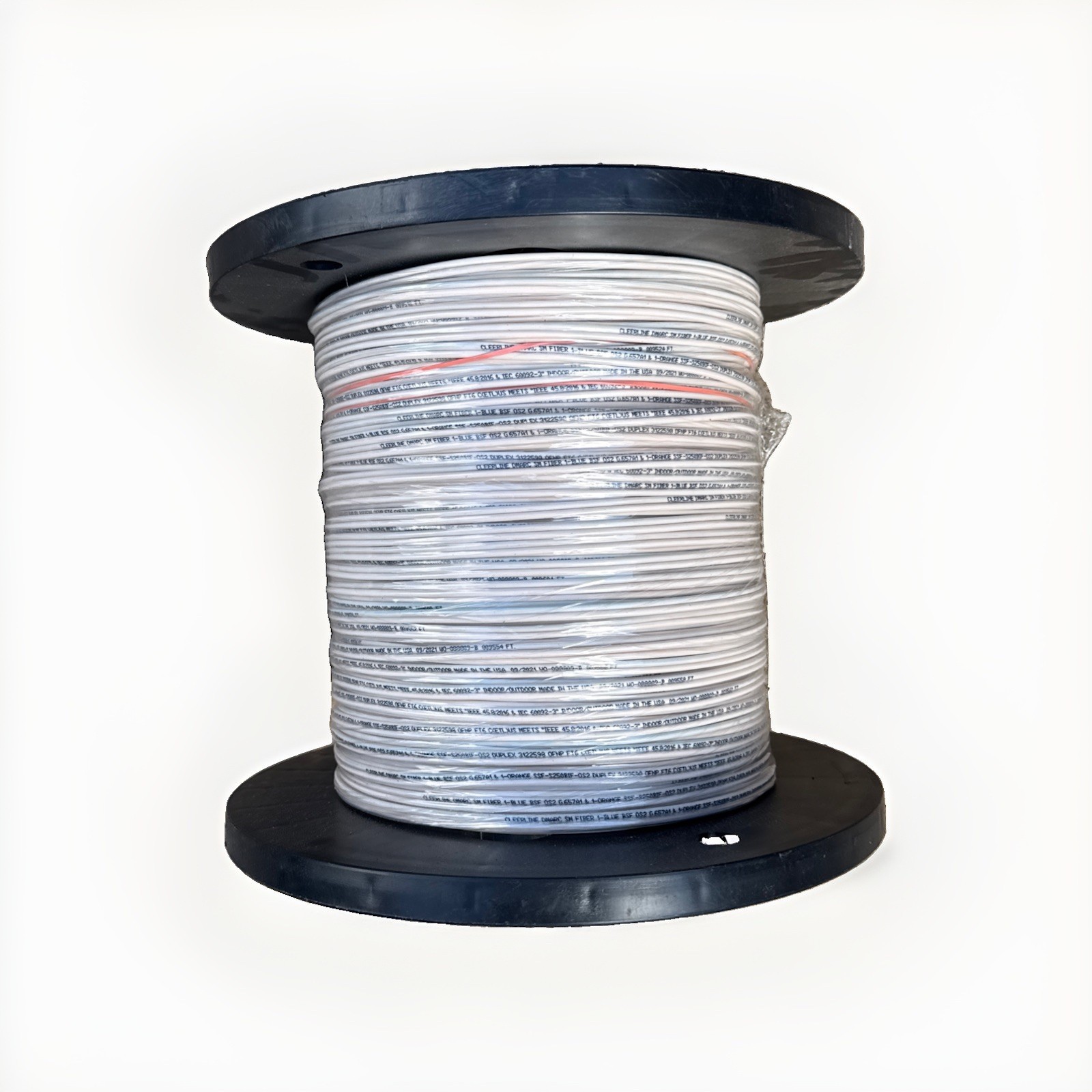 Duplex 0S2 P 9/125 Single Mode DH9125SMOS2P 1000’ Fiber Optic Cable Spool