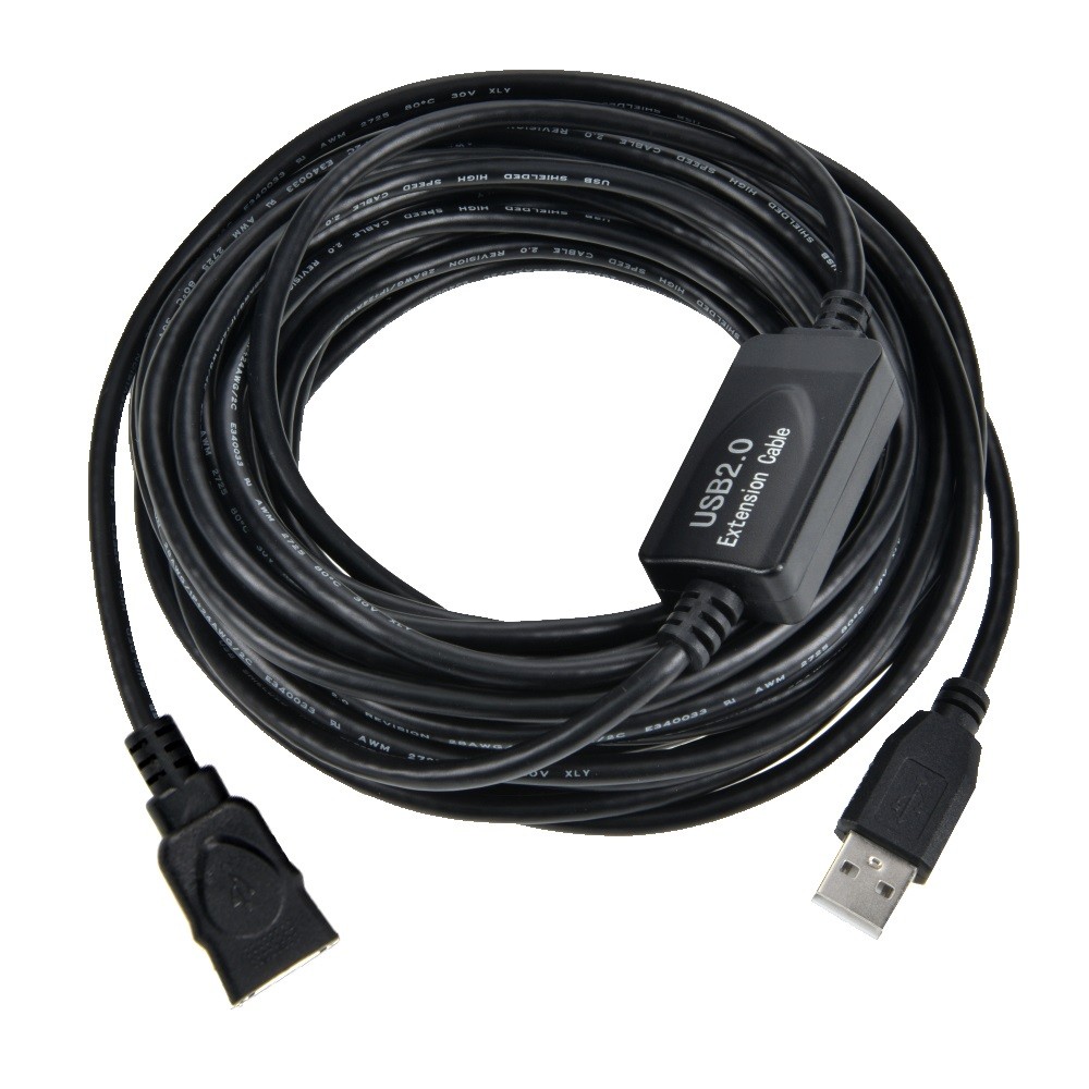 10 Pack of 65Ft USB2.0 Active Extension/Repeater A-Male/Female