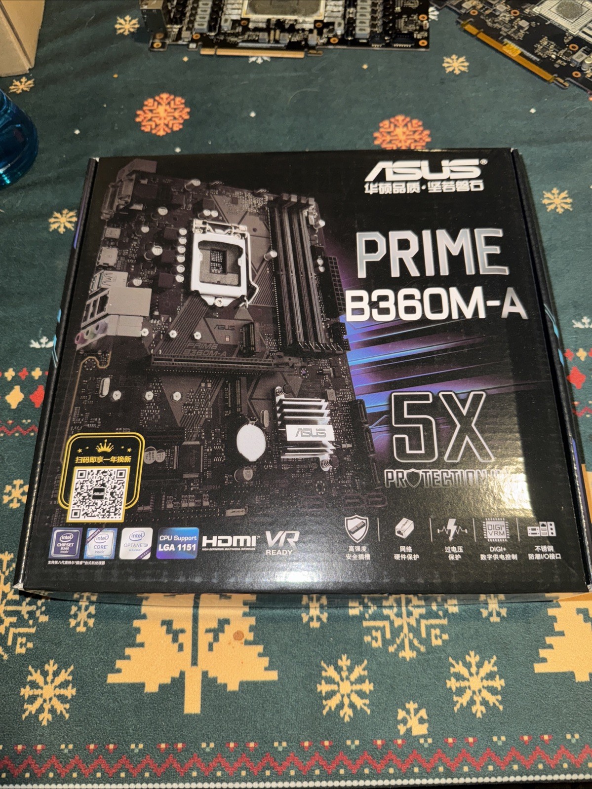 Asus Prime B360M-A LGA1151 8th / 9th Gen Intel B360 Motherboard Original Box