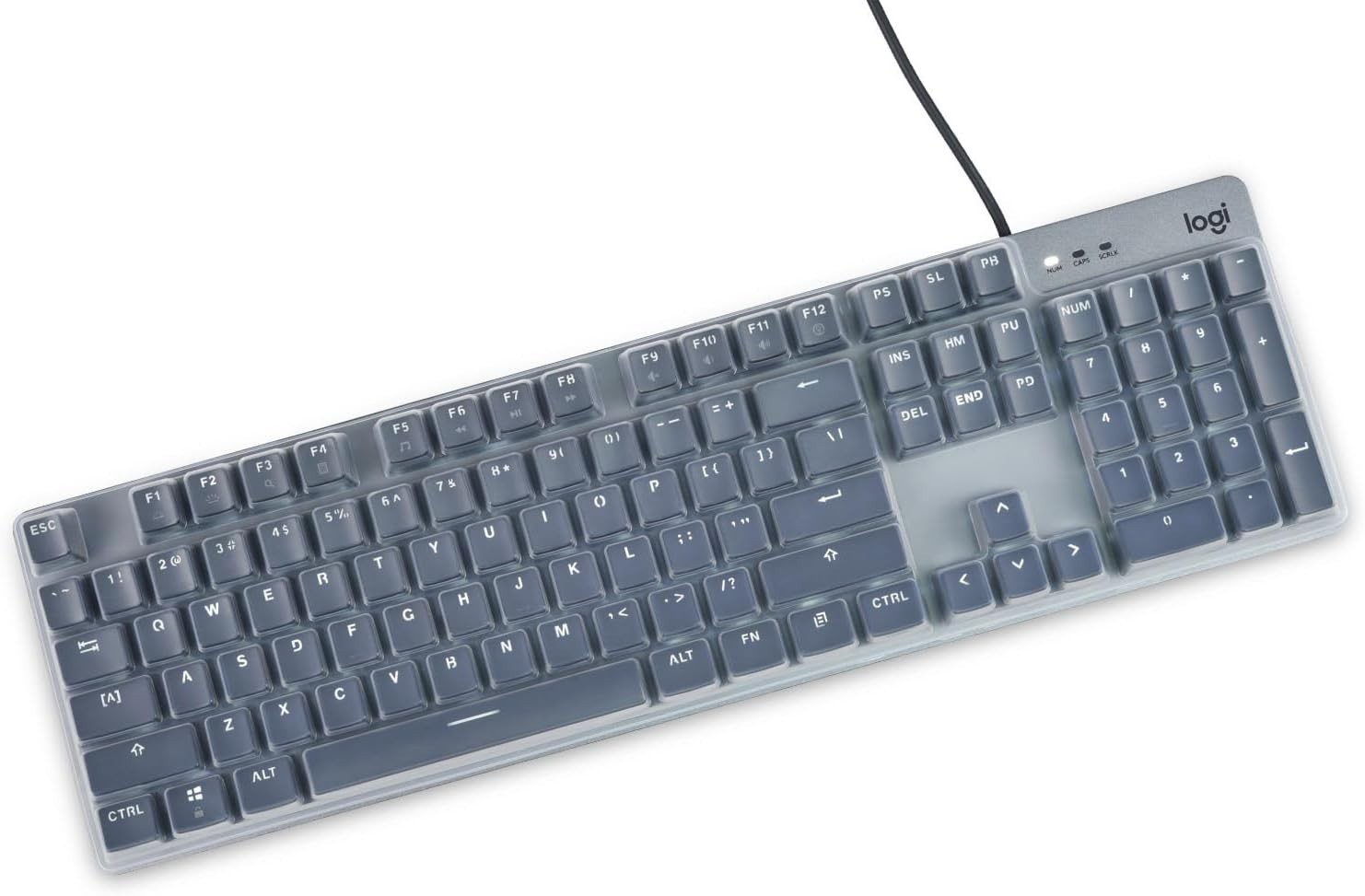 Keyboard Cover Skin for Logitech K845 Mechanical Illuminated Keyboard, 