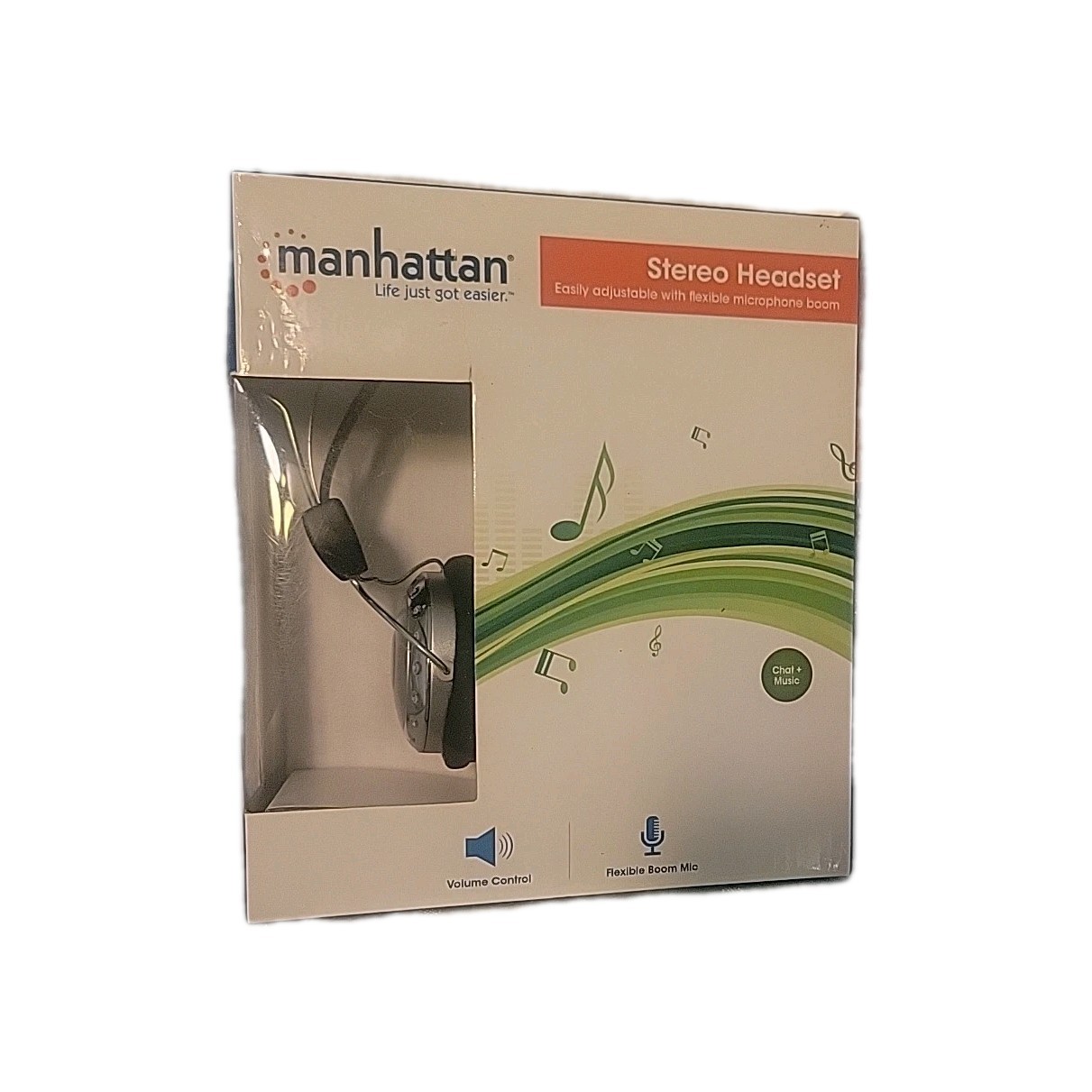 Manhattan 175517 Black Headband Headsets