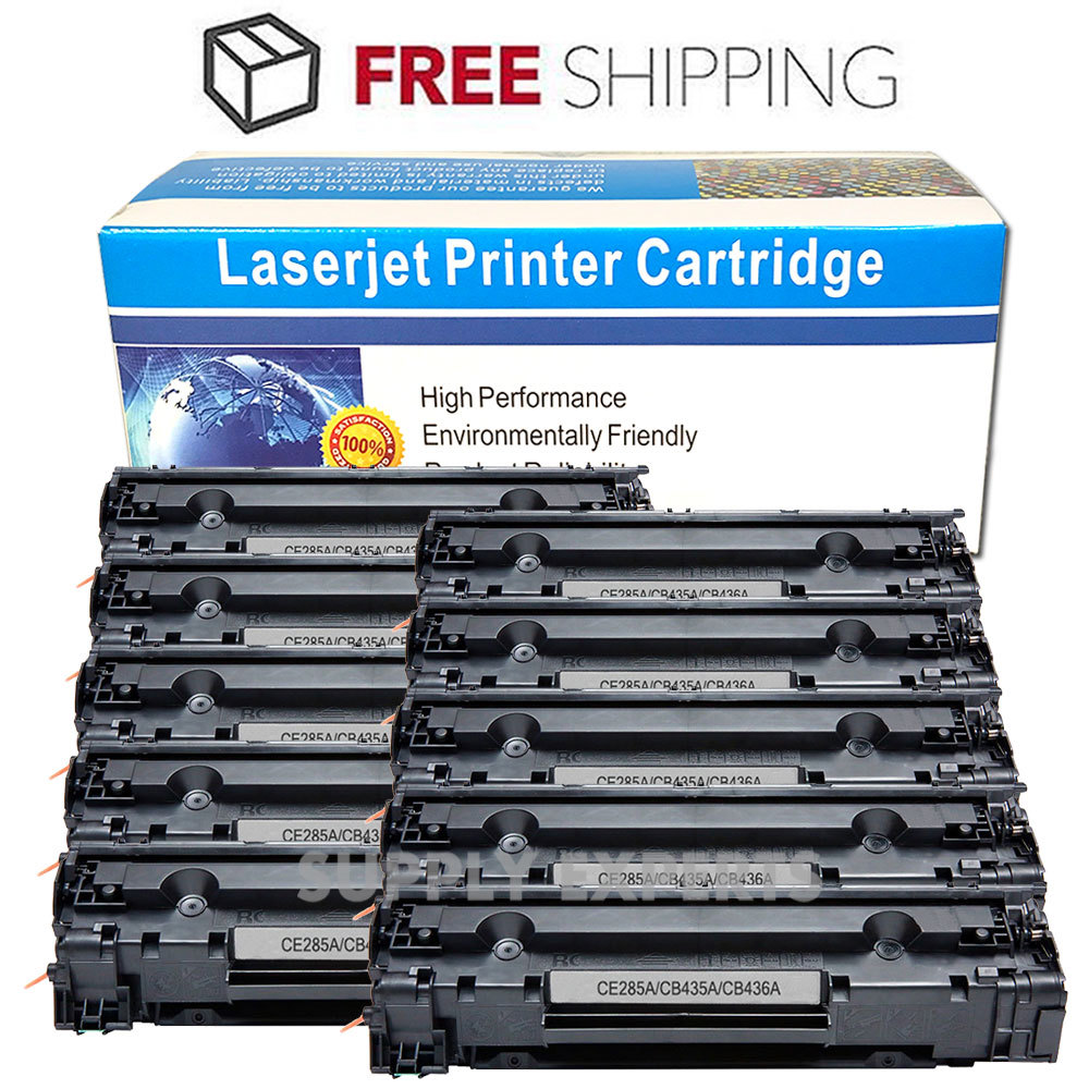 10PK CE285A Fits HP 85A Toner Cartridge Laserjet Pro P1102 P1102W M1132 M1212nf