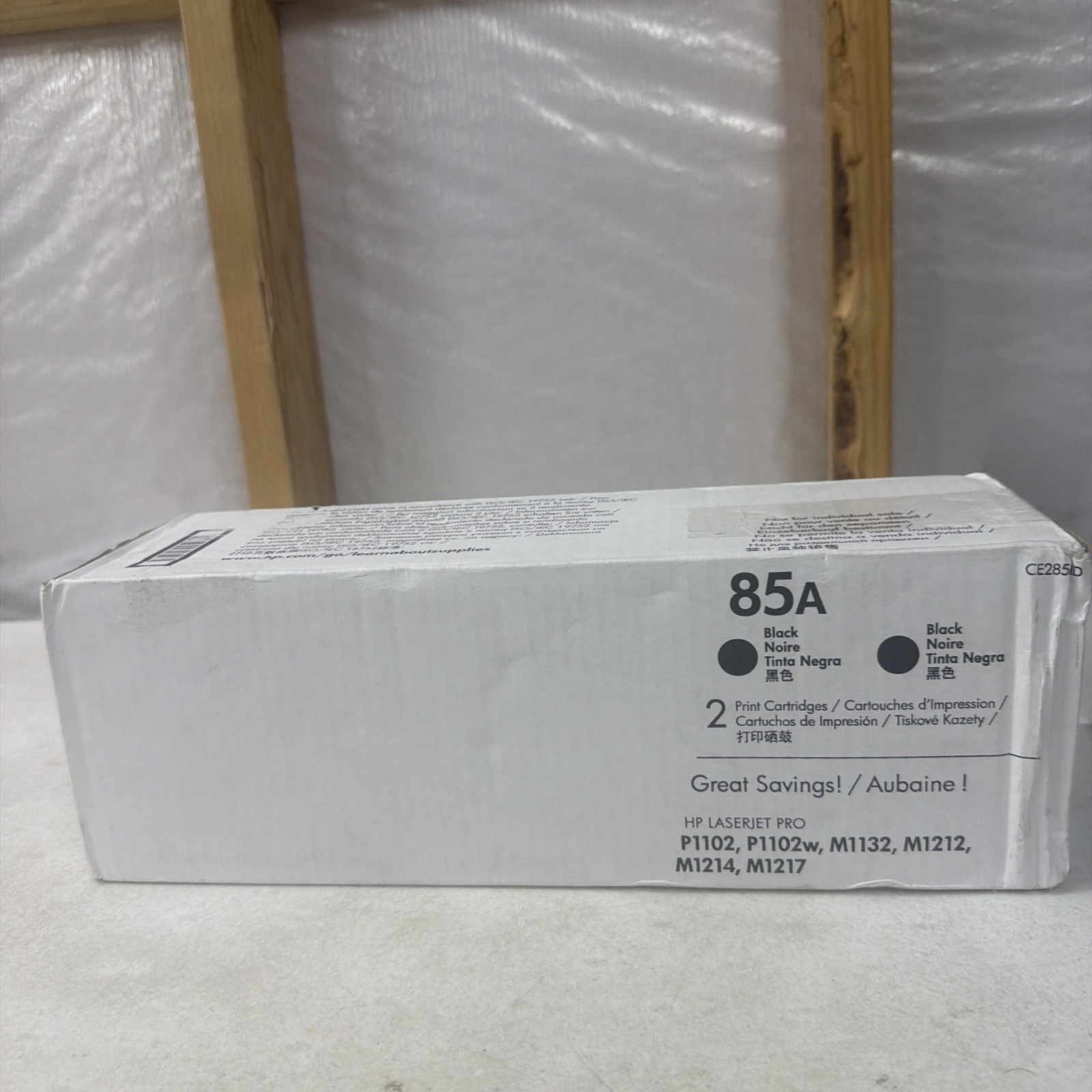 HP 85A Black Toner Cartridge LaserJet Pro P1102 P1102w M1212 M1217 - OB