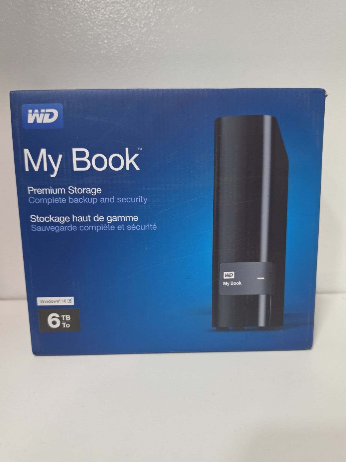 WD My Book  6TB USB External Hard Drive WDBFJK0060HBK-NESN New Open Box -TESTED 