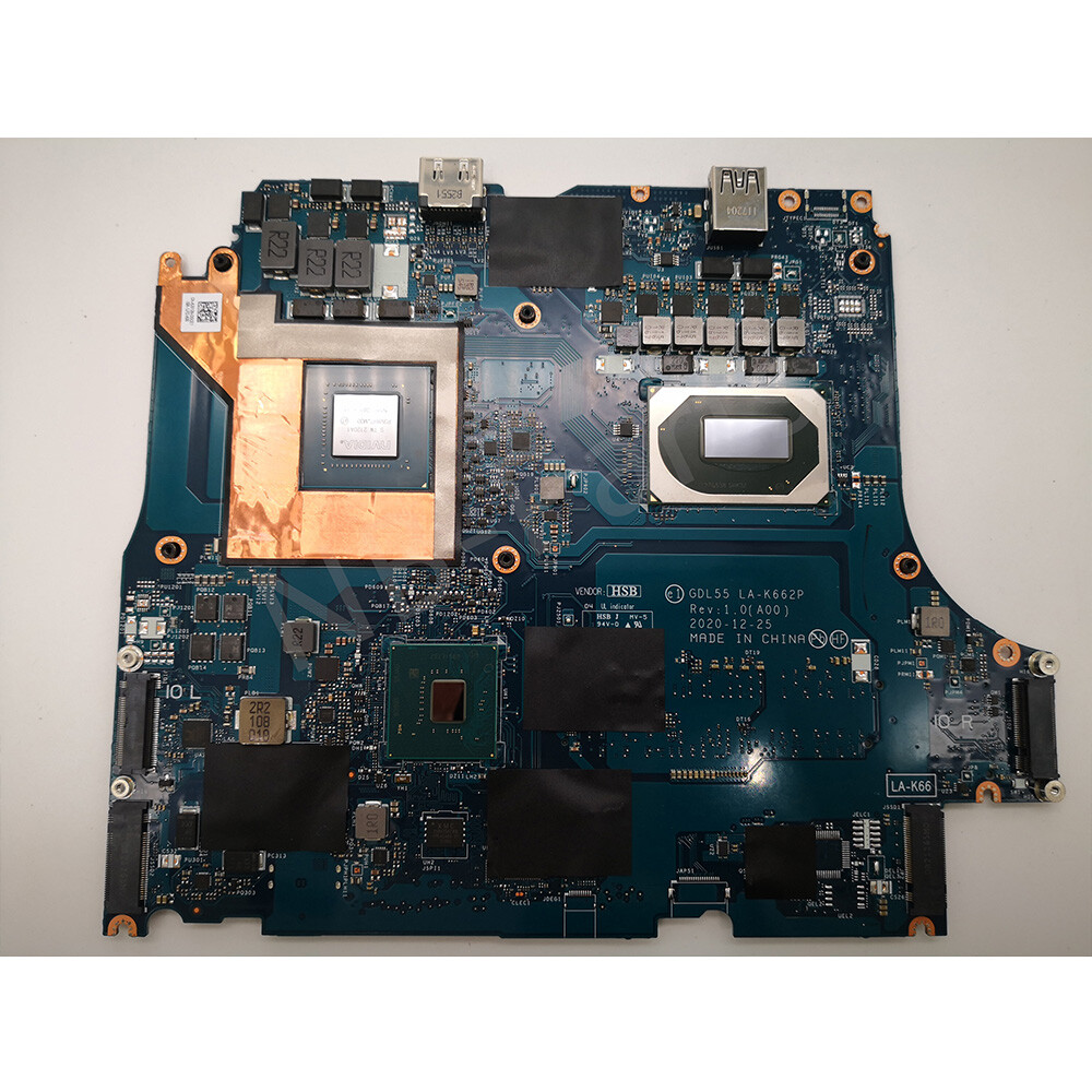 For Dell G15 5510 i5-10500H Laptop Motherboard LA-K662P 0WCM79 WCM79